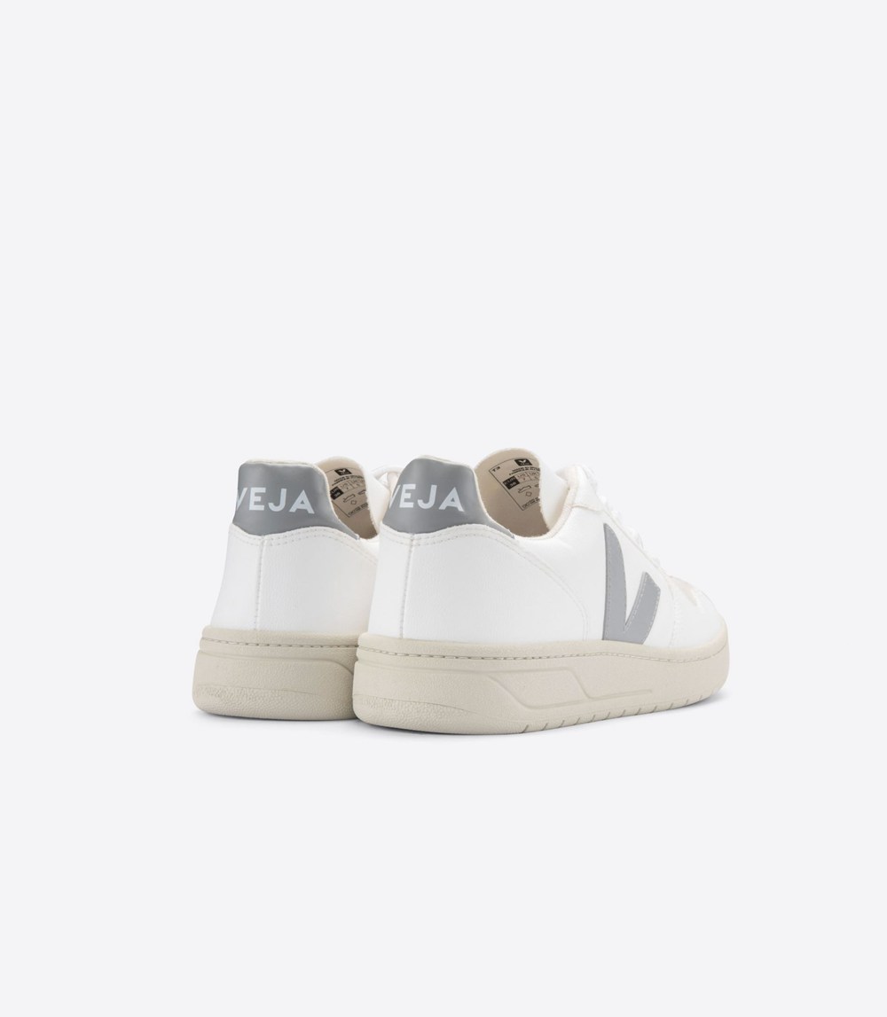 Veja Trainers Mens White - V-10 Cwl - WFMK-27850